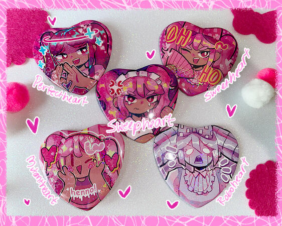 THE SWEETHEARTS pins!