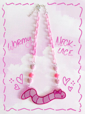 wormy necklace!